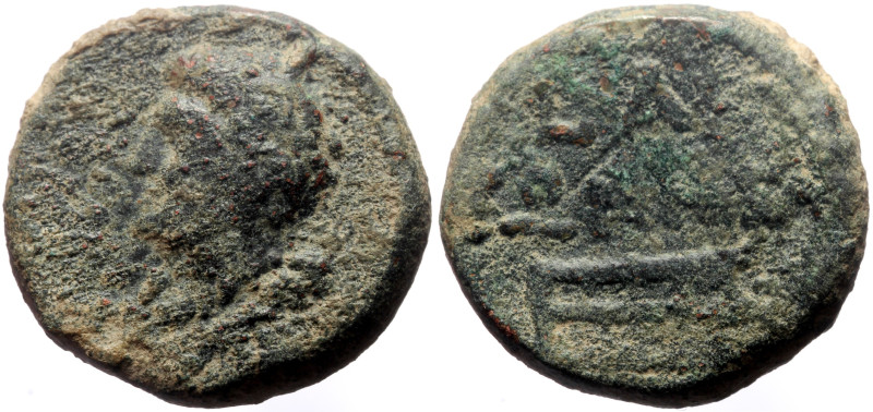 *Just 2 specimens recorded by acsearch*
Syria, Decapolis, Gadara AE (Bronze, 12....