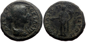 Thrace, Traianopolis AE (Bronze, 6.95g, 21mm) Faustina II (Augusta) Issue: Reign of Antoninus Pius or Marcus Aurelius (c. 152–176)
Obv: ΦΑΥϹΤΕΙΝΑ ϹΕΒΑ...