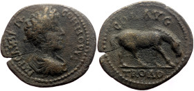 *Just 1 simillar specimen known to RPC, never recorded by acsearch*
Troas, Alexandria AE (Bronze, 5.28g, 26mm) Commodus (177-192) ca 180–183
Obv: IMP ...