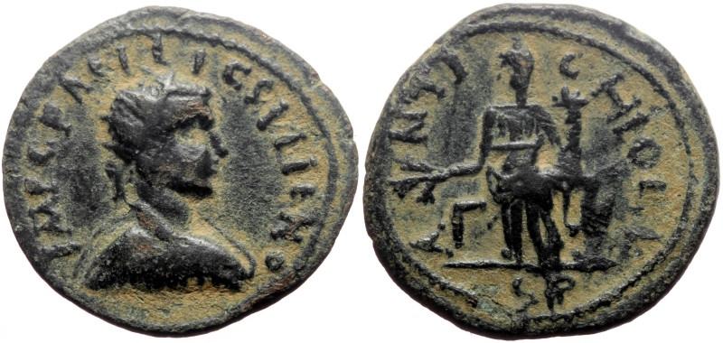 Pisidia, Antioch AE (Bronze, 6.94g, 24mm) Gallienus (253-268) 
Obv: IMP C P AEI ...