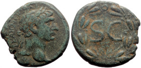 Syria, Seleucis and Pieria, Antiochia ad Orontem AE (Bronze, 6.83g, 21mm) Trajan (98-117) 
Obv: ΑΥΤΟΚΡ ΚΑΙС ΝЄΡ ΤΡΑΙΑ[ΝΟС СЄΒ ΓЄΡΜ ΔΑΚ, laureate head ...