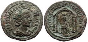 Mesopotamia, Nisibis I AE (Bronze, 9.91g, 25mm) Otacilia Severa (Augusta) under Philip I (244-249) Issue: AD 247–9
Obv: ΜΑΡ ΩΤΑΚΙΛ ϹΕΟΥΗΡΑΝ ϹΕΒ; diad...