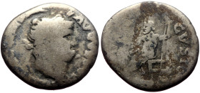 Nero (54-68) AR Denarius (Silver, 2.88g, 17mm) ca 64-65 
Obv: NERO CAESAR – AVGVSTVS, Laureate head r. 
Rev: IVPPITER – CVSTOS Jupiter seated l., hold...