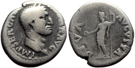 Galba (68-69) AR Denarius (Silver, 3.13g, 19mm) Rome, 68-69. 
Obv: IMP SER GALBA AVG, laureate head right 
Rev: DIVA AVGVSTA, Livia, draped, standing ...