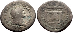 Titus (79-81) AR Denarius (Silver, 2.64g, 19mm) Rome, 80.
Obv: IMP TITVS CΛES VESPΛSIΛN ΛVG P M, laureate head right
Rev: TR P IX IMP XV COS VIII P ...