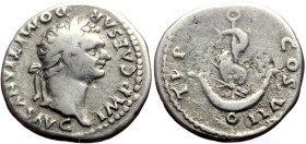 *Just 11 specimens known to OCRE, 1 specimen recorded in Reka Devnia Hoard, Never recorded by acsearch* 
Domitian (81-96) AR Denarius (Silver, 3.28g, ...