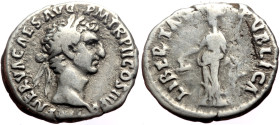 Nerva (96-98) AR Denarius (Silver, 3.26g, 18mm) Rome, 97
Obv: IMP NERVA CAES AVG – P M TR P COS III P P Laureate head r. 
Rev: LIBERTAS – PVBLICA Libe...