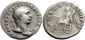 *Unpublished with this bust type*
Trajan (98-117) AR Denarius (Silver, 3.38g, 18mm) Rome, 101-102
Rev: IMP CAES NERVA TRA - IAN AVG GERM, laureate dra...