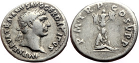 *Just 4 specimens recorded by acsearch, Not even 1 specimen recorded in Reka Devnia Hoard, 7 specimens known to OCRE*
Trajan (98-117) AR Denarius (Sil...