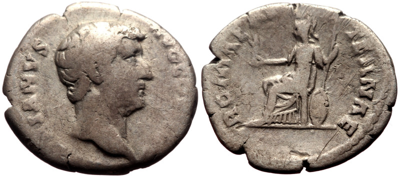 Hadrian (117-138) AR Denarius (Silver, 3.08g, 18mm) Rome, 134-138. 
Obv: HADRIAN...