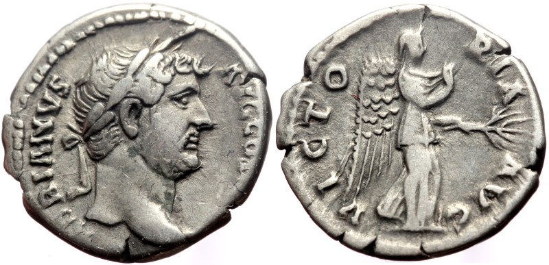 Hadrian (117-138) AR Denarius (Silver, 3.11g, 18mm) Rome, 135. 
Obv: HADRIANVS A...