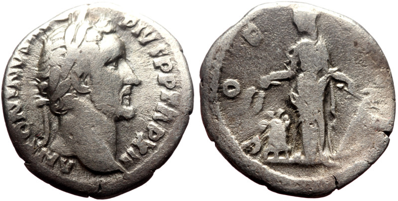 Antoninus Pius (138-161) AR Denarius (Silver, 2.68g, 17mm) Rome, 148-149. 
Obv: ...