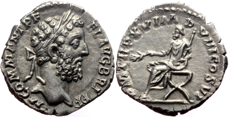 *Just 1 specimen recorded in Reka Devnia hoard* 
Commodus (177-192) AR Denarius ...