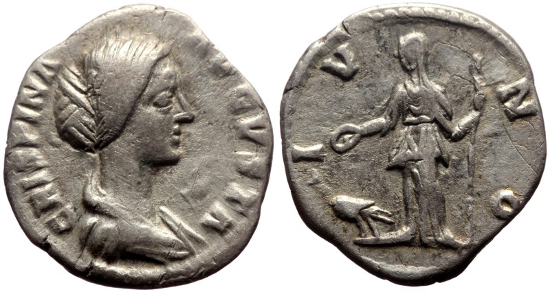 Crispina (Augusta, 178-182) AR Denarius (Silver, 2.87g, 18mm) Rome Struck under ...