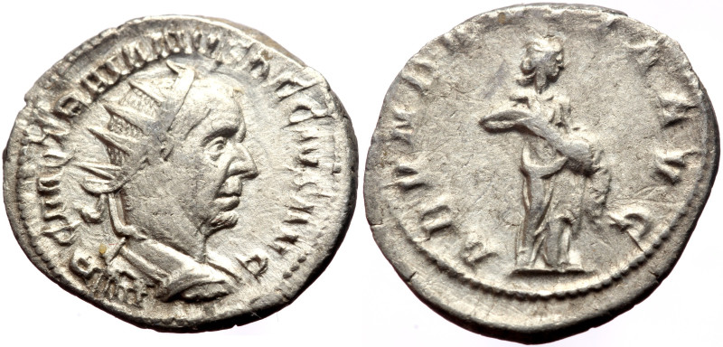 Trajan Decius (249-251) AR Antoninianus (Silver, 3.73g, 22mm) Rome. 
Obv: IMP C ...