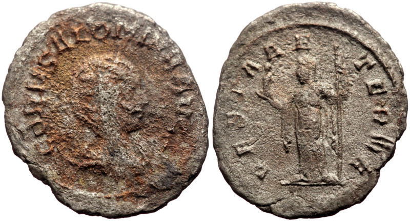 Salonina (Augusta, 254-268) AE silvered Antoninianus (Silverd bronze, 2.71g, 24m...