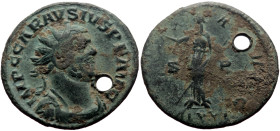 *Not too often seen on the market*
Carausius AE Antoninianus (Bronze, 3.77g, 23mm) 286-293.
Obv: IMP C CARAVSIVS P F AVG, radiate and cuirassed bust...