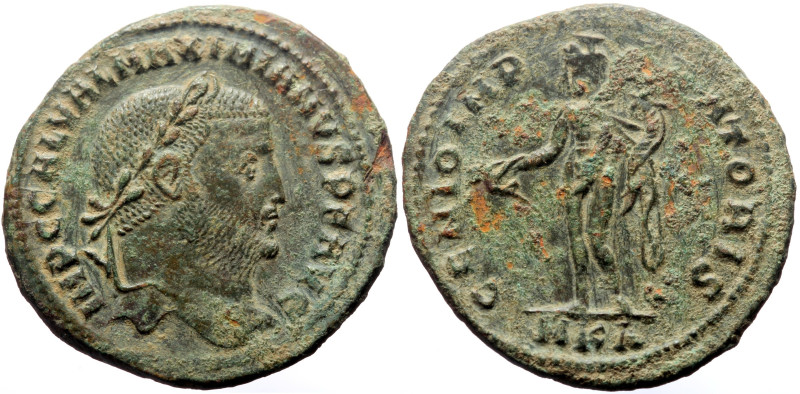 Galerius (305-311 ) AE Follis (Bronze, ) Cyzicus, 308.
Obv: IMP C GAL VAL MAXIM...