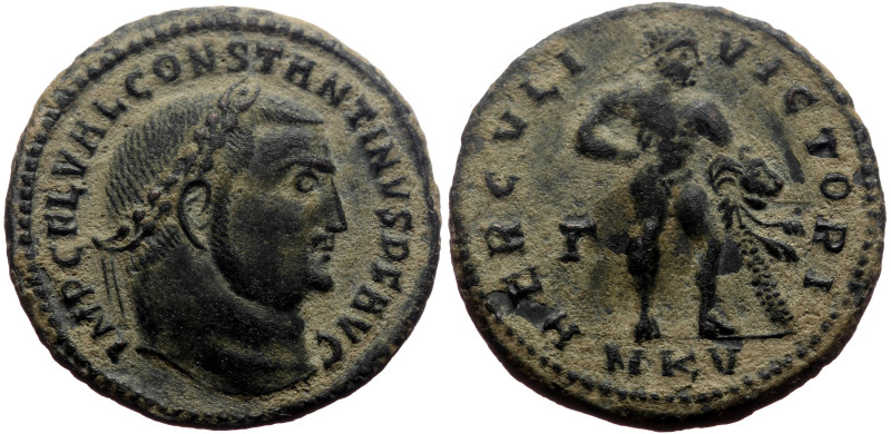 Constantine I The Great (307-337) AE Follis (Bronze, 4.68g, 21mm) 311-312 Cyzicu...