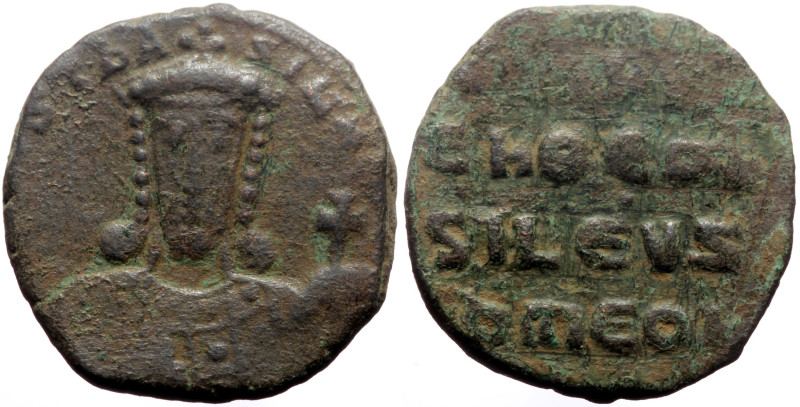 Constantine VII Porphyrogenitus, with Romanus I (913-959) AE Follis (Bronze, 6.7...