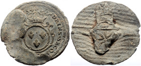 Medieval French Lead Seal (19.37g, 36mm)