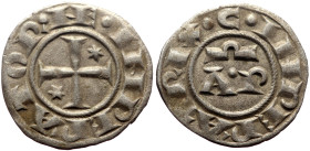 Henry VI and Constance (1194-1196) AR Denaro (Silver, 0.83g, 17mm) Brindisi. Very rare Henry VI and Constance (1194-1196) AR Denaro (Silver, 0.87g, 17...