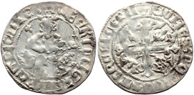 *2 specimens recorded by acsearch*
Uncertain mint in Asia Minor, Robert d'Angiò (1309-1343) AR Gigliato (Silver, 3.68g, 28mm) 
Obv: ROBERT DEI GRA IER...