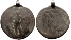 Unidentified Moder religious pendant AR (Silver, 4.76g, 30mm)