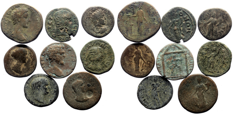 8 Ancient AE coins (Bronze, 105.02g)