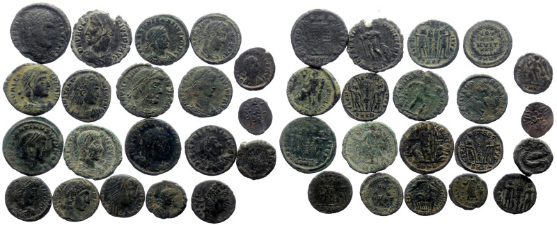 20 Roman Imperial AE coins (Bronze, 36.16g)