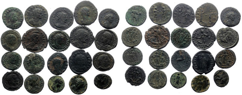 20 Roman Imperial AE coins (Bronze, 62.56g)