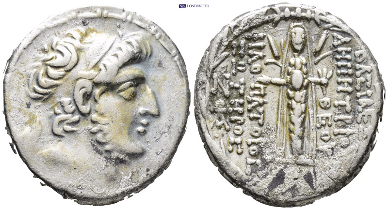 SELEUKID KINGS OF SYRIA. Demetrios III Eukairos, 97/6-88/7 BC. Tetradrachm (27mm...