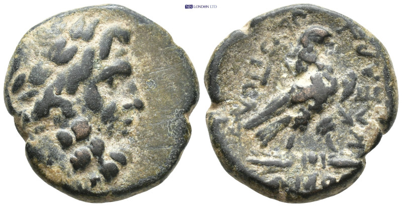 PHRYGIA. Amorion. Ae (19mm, 6.2 g) (2nd-1st centuries BC). Agau-(?), Pole- and K...