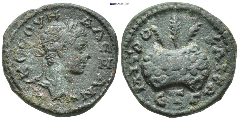 CAPPADOCIA. Caesarea. Severus Alexander (222-235 AD) AE Bronze (20mm 7.0 g) Obv:...