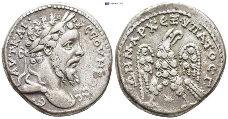 Septimius Severus AR Tetradrachm of Laodicea ad Mare, Seleucis and Pieria, Syria...