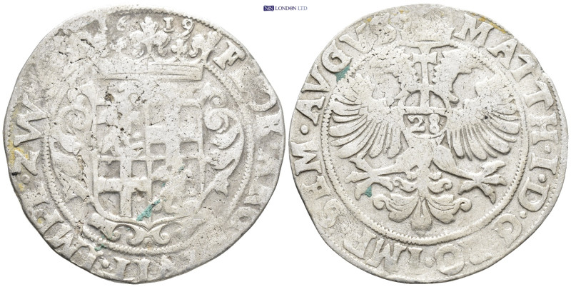 GERMANY. Emden. Ferdinand III (Holy Roman Emperor, 1637-1653). Gulden or 28 Stüb...