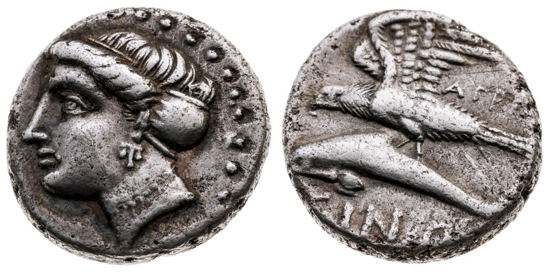 Paphlagonien 
Sinope
Drachme
um 330-300 v.Chr

(Magistrat Agreos)
Vs: Kopf...