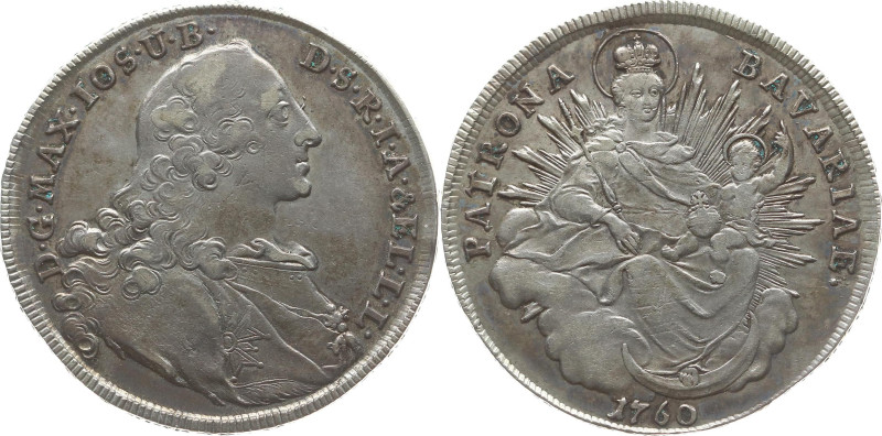 Bayern 
Kurfürstentum. Maximilian III. Joseph, 1745-1777
Madonnentaler
1760
...