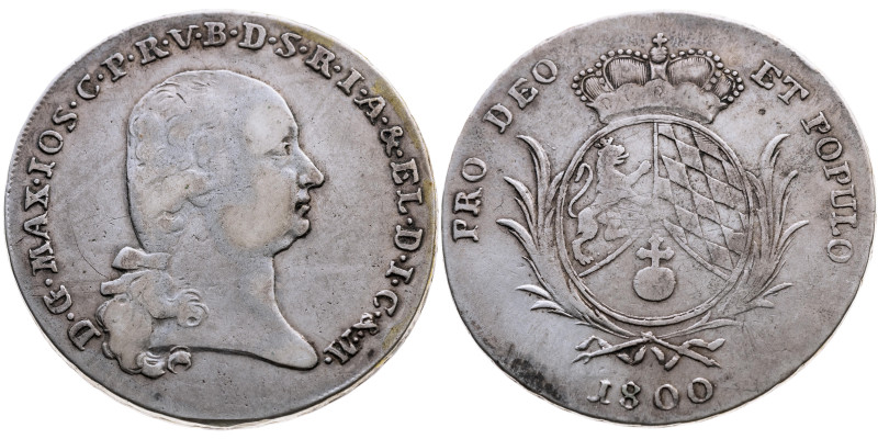 Bayern 
Kurfürstentum. Maximilian I. Joseph, 1799-1806/25
Konventionstaler
18...