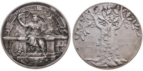 Nürnberg 
Stadt
Versilberte Bronze-Medaille
1907

auf das Hochzeitsschießen für Direktor Max Gerngroß und Rosi, geb. Pützel
Vs: Allegorie Nürnbe...
