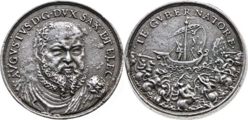 Sachsen 
Kurfürstentum. August, 1553-1585
Silber-Gussmedaille
o. J.

Später...