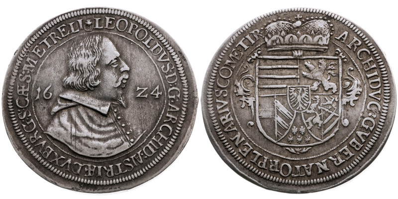 Habsburg 
Leopold V., Erzherzog, 1619-1632
Taler
1624
Hall

(als Bischof v...