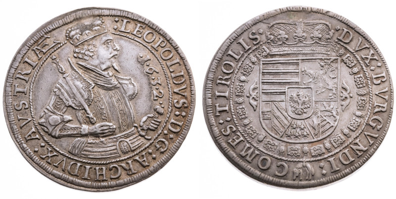 Habsburg 
Leopold V., Erzherzog, 1619-1632
Taler
1632
Hall

(posthume Präg...