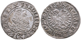 Habsburg 
Ferdinand II., 1619-1637
Groschen
1632
Joachimsthal

Vs: Drapiertes Brustbild n. r., Umschrift
Rs: Gekrönter Doppeladler, Umschrift
...