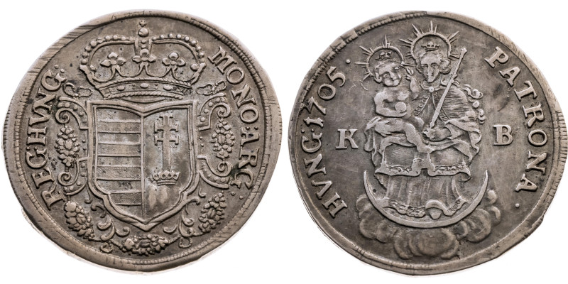 Habsburg 
Ungarische Malkontenten unter Franz II. Rakóczi, 1703-1711
1/2 Taler...