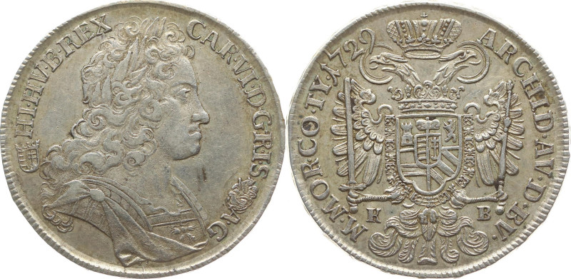 Habsburg 
Karl VI., 1711-1740
Taler
1729
Kremnitz

Vs: Drapiertes Brustbil...