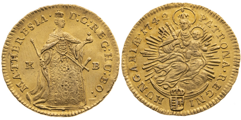 Habsburg 
Maria Theresia, 1740-1780
Dukat
1742
Kremnitz

Vs: Kaiserin steh...