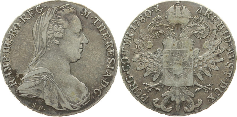 Habsburg 
Maria Theresia, 1740-1780
Maria-Theresien-Taler
1780
Wien

(Präg...