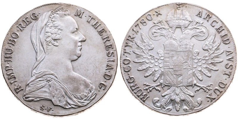 Habsburg 
Maria Theresia, 1740-1780
Maria-Theresien-Taler
1780
Wien

(Präg...