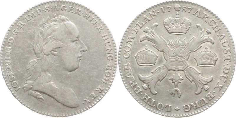 Habsburg 
Joseph II., 1765-1790
Kronentaler
1787
Brüssel

(für die Österre...
